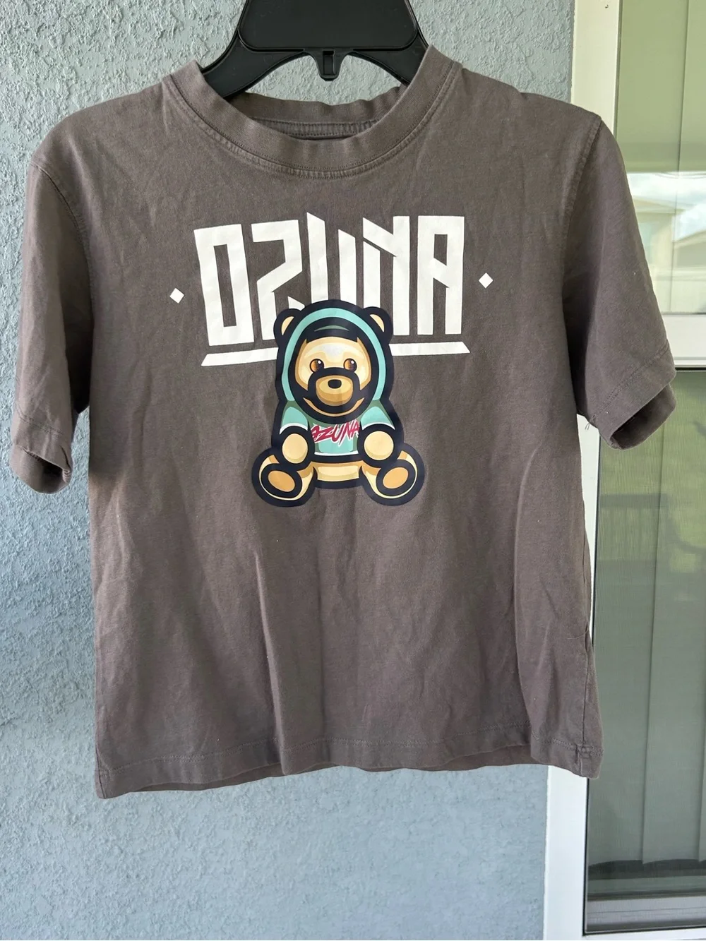 Boy’s Zara x Ozuna Collab Graphic Bear T-Shirt Size 6-7